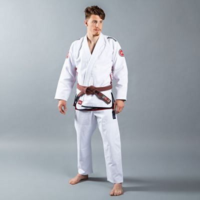 Scramble Athlete Kimono V4 550+ White
