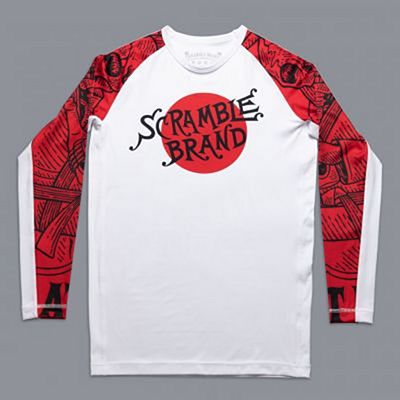 Rashguard Scramble Bad At Life LS Bianco