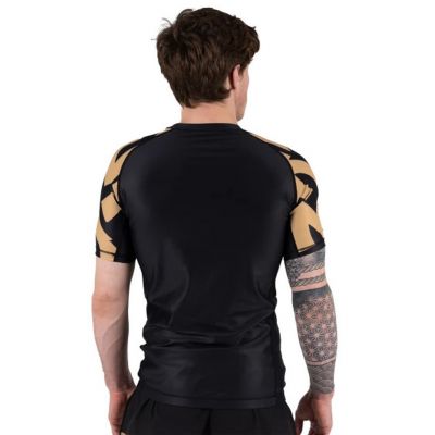 Scramble Baka Rashguard Schwarz-Gold