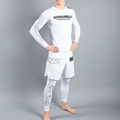 Scramble Base Rashguard Blanc