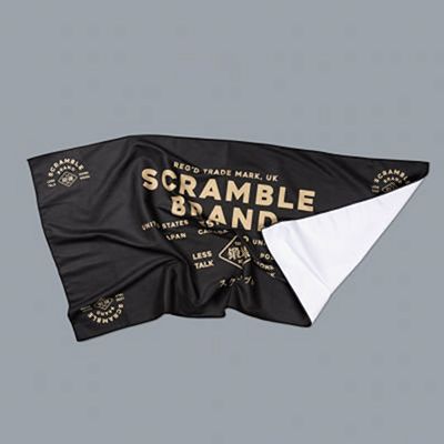 Scramble Brand Microfibre Towel Schwarz