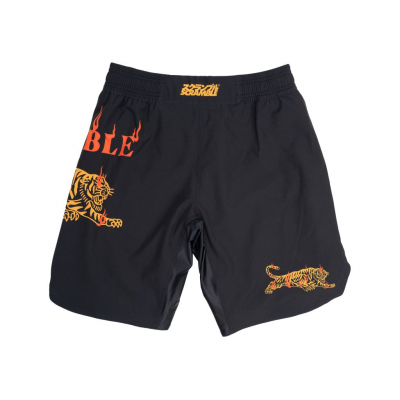 Scramble BURNING TIGER SHORTS Negro