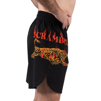 Scramble BURNING TIGER SHORTS Preto