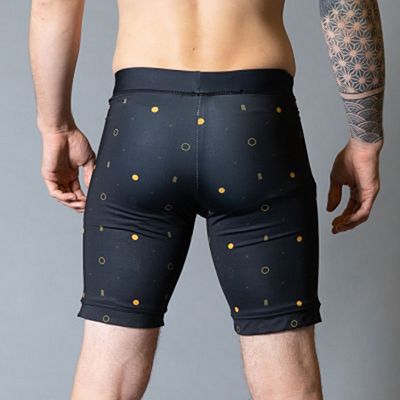 Scramble Cali Vale Tudo Shorts Nero-Giallo