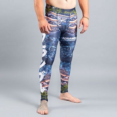 Scramble Edo Spats Azul-Negro