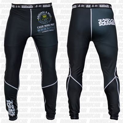 Scramble Grappling Spats V2.0 Black