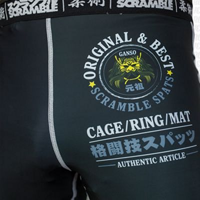 Scramble Grappling Spats V2.0 Black