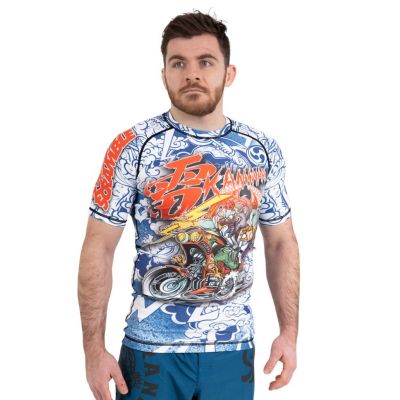 Scramble Kaminari Rashguard Kék