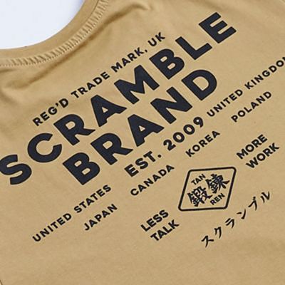 Scramble Less Talk Tee Amarelo