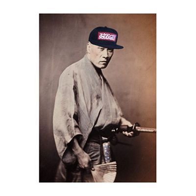Scramble Logo Cap Navy Blue-Red