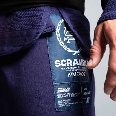 Scramble New Wave Jiu Jitsu Kimono Navy Blue