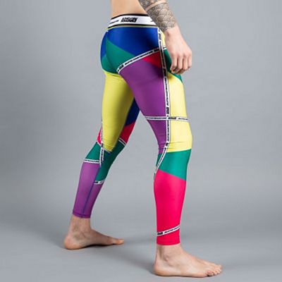 Scramble Rainbow Spats V2 Grappling Tights Flerfärgad