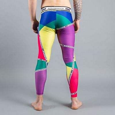 Scramble Rainbow Spats V2 Grappling Tights Mehrfarbig