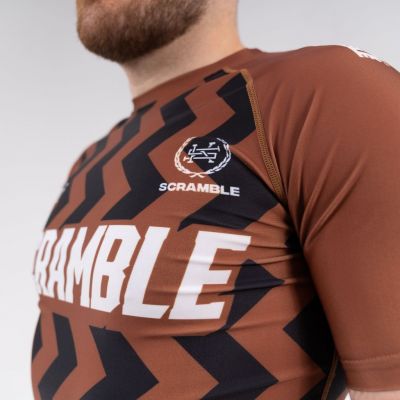 Scramble Ranked Rashguard V5 Marron