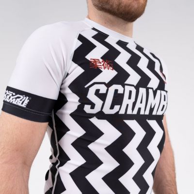 Scramble Ranked Rashguard V5 Blanc