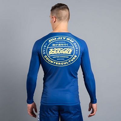 Scramble Roundel Rashguard Blu