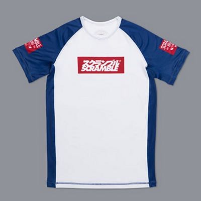 Scramble RWB Rashguard Blanco-Azul