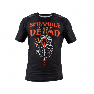 Scramble SCRAMBLE OR DEAD RASHGUARD Schwarz