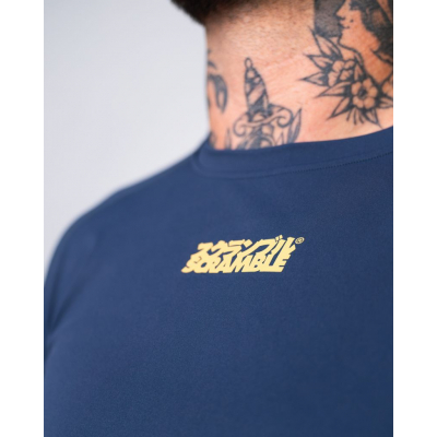 Scramble Shinobi Compression Top S/L Azul Marino