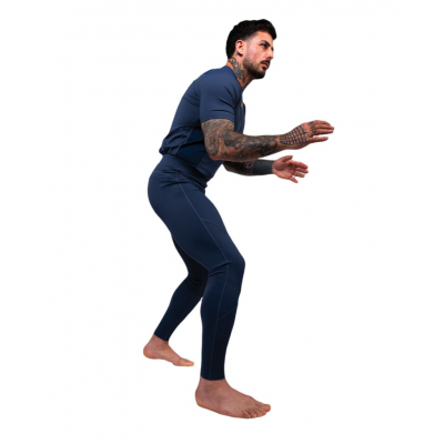 Scramble Shinobi Compression Top S/L Azul Marino