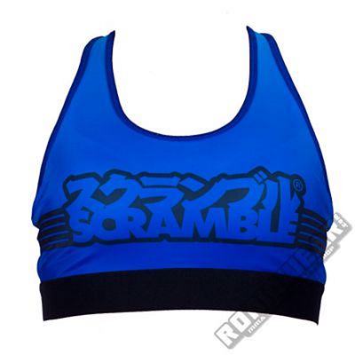 Scramble Sports Bra Blau-Schwarz