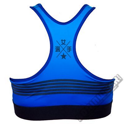 Scramble Sports Bra Azul-Negro