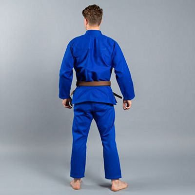 Scramble Standard Issue V2 Semi Custom BJJ Kimono Blau