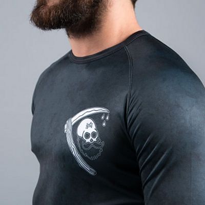 Scramble Strong Beard LS Rashguard Negro