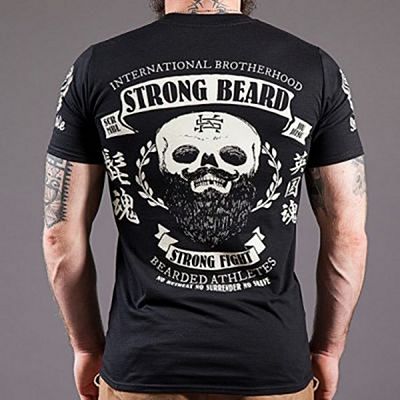 Scramble Strong Beard Tee Svart