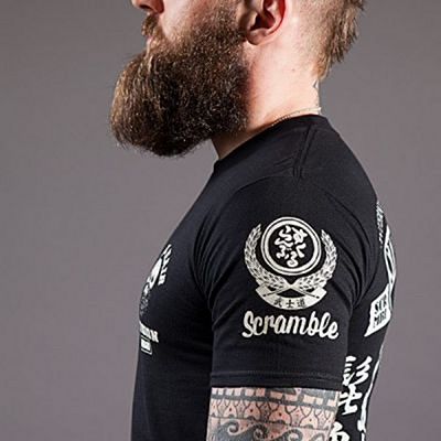 Scramble Strong Beard Tee Svart