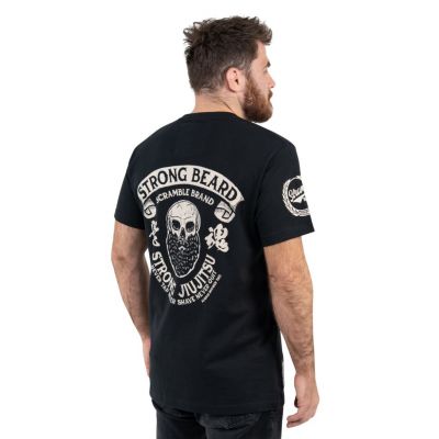 Scramble Strong Beard Tee V3 Noir