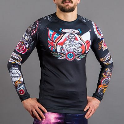 Scramble Tebori Rashguard Black