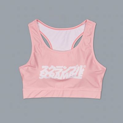 Scramble Verano Sports Bra Rosa