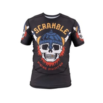 Scramble Viking Rashguard Fekete