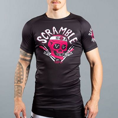 Scramble VV For Victory Rashguard Fekete