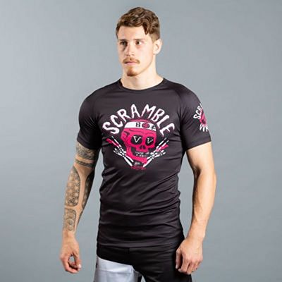 Scramble VV For Victory Rashguard Fekete