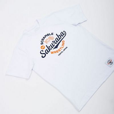 Scramble X KS Wrestling Tee White