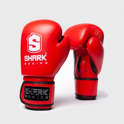 Shark Boxing Boxing Gloves Approved Röd