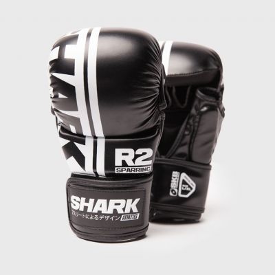 Shark Boxing MMA Sparring Glove R2 Noir-Blanc