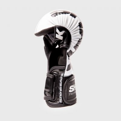 Shark Boxing MMA Sparring Glove R2 Preto-Branco