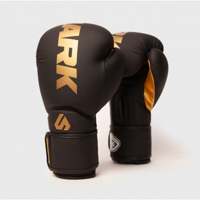 Shark Boxing Power 24 Boxing Gloves Negro-Oro