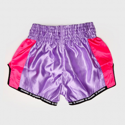 Shark Boxing Rainbow Short Muay Thai Lila-Rosa