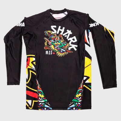 Shark Boxing Rashguard Tokio Noir-Multicolore