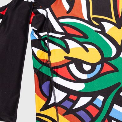 Shark Boxing Rashguard Tokio Nero-Multicolore