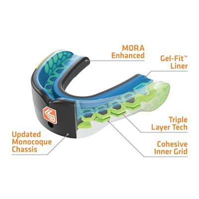 Shock Doctor Gel Max Power Mouthguard Schwarz