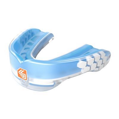 Shock Doctor Gel Max Power Mouthguard Transparent-Blau