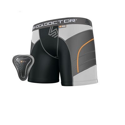 Shock Doctor Women Compression Short & Pelvic Protector Noir-Gris