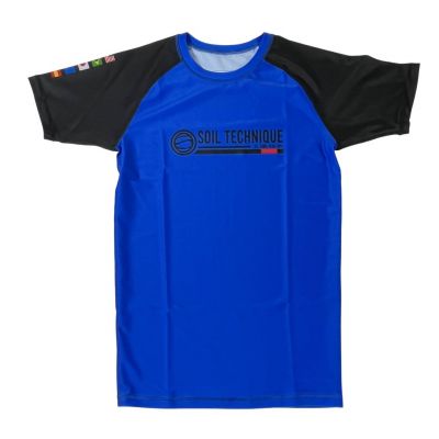Soiltechnique Rashguard Logo Bleu-Noir
