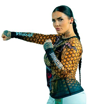 Soiltechnique Dracarys Series Rashguards Marrone-Nero