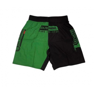 Soiltechnique Grappling Short Logo Negro-Verde
